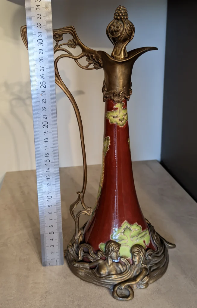 Кувшин декантер для вина в стиле Модерн, Арт-Нуво, Art Nouveau — изображение 7