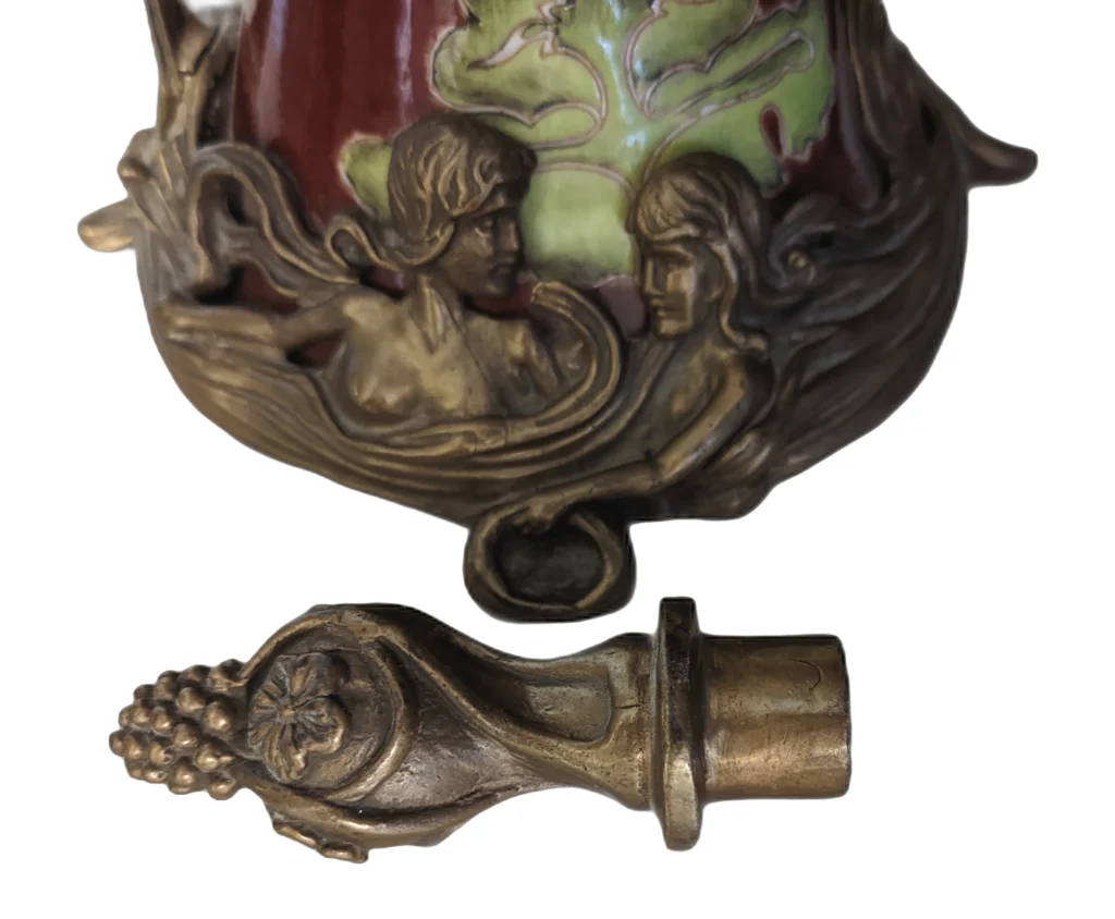 Кувшин декантер для вина в стиле Модерн, Арт-Нуво, Art Nouveau — изображение 4