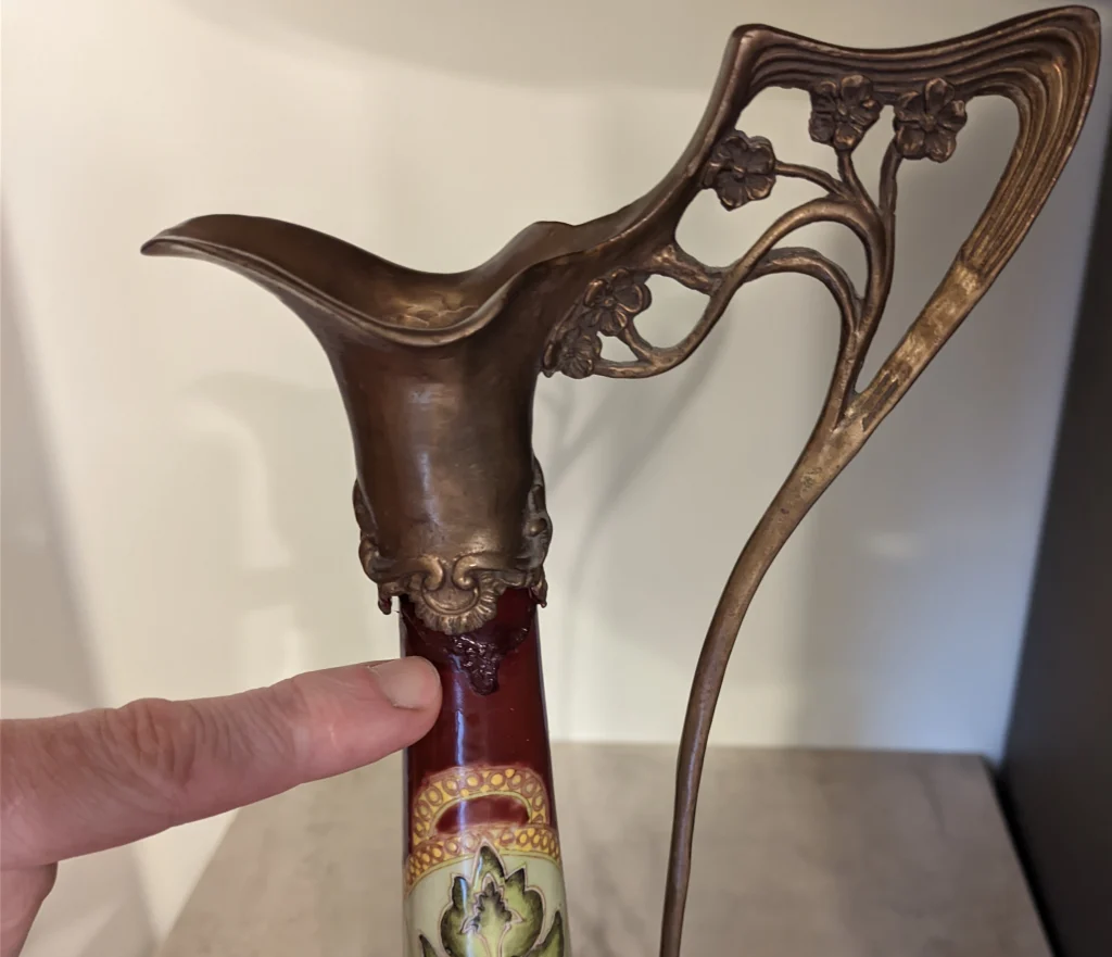 Кувшин декантер для вина в стиле Модерн, Арт-Нуво, Art Nouveau — изображение 8