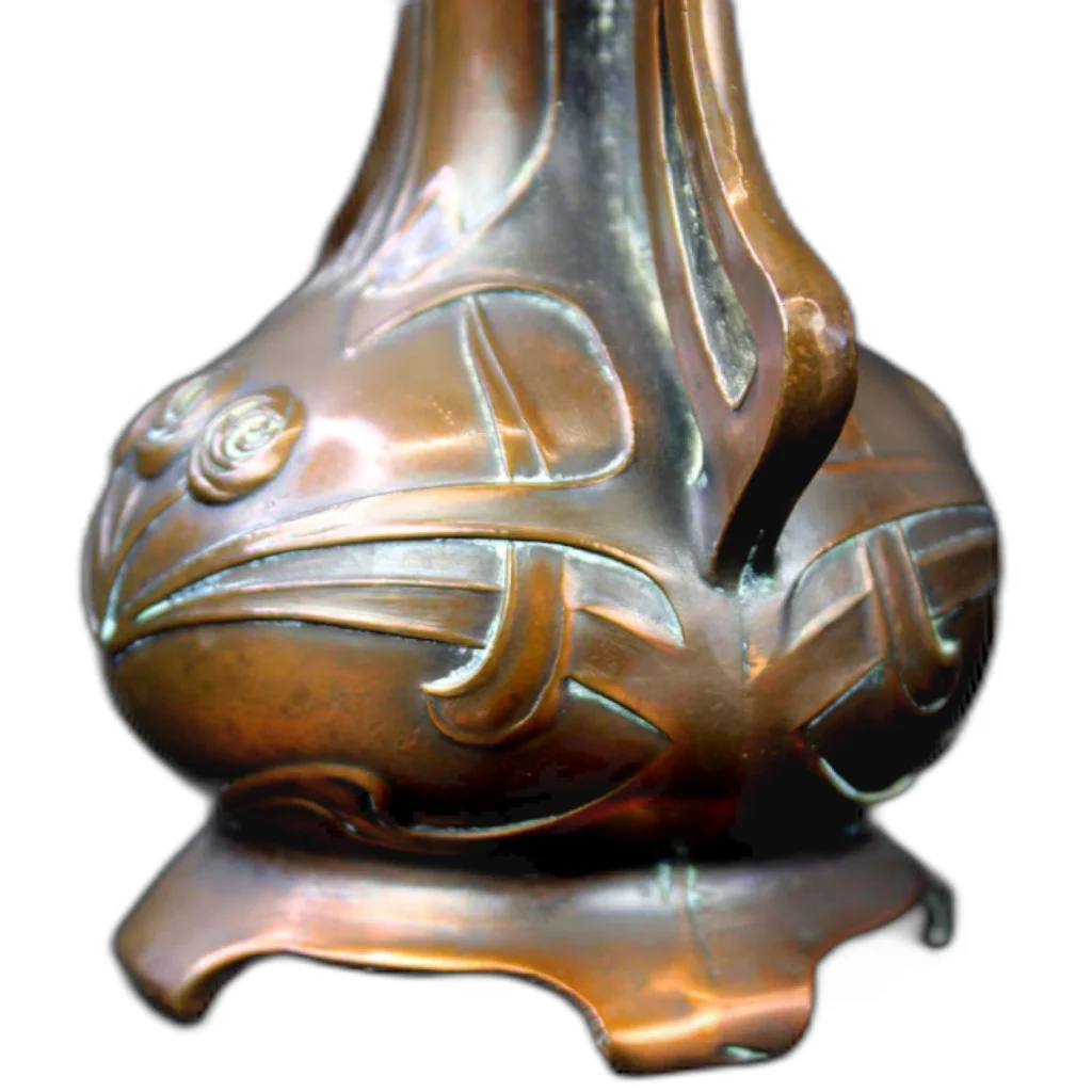 Цветочная ваза с розочками в стиле Модерн, Art Nouveau — изображение 6