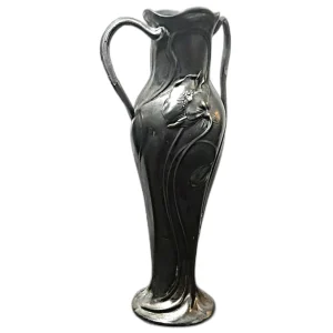 Art Nouveau WMF высокая ваза с цветочным орнаментом