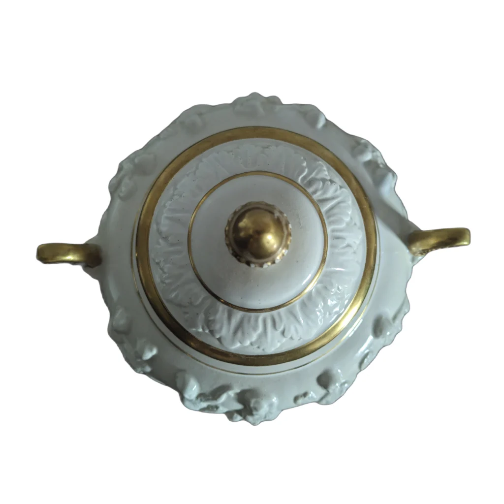 Capodimonte ваза конфетница бисквитница — изображение 4