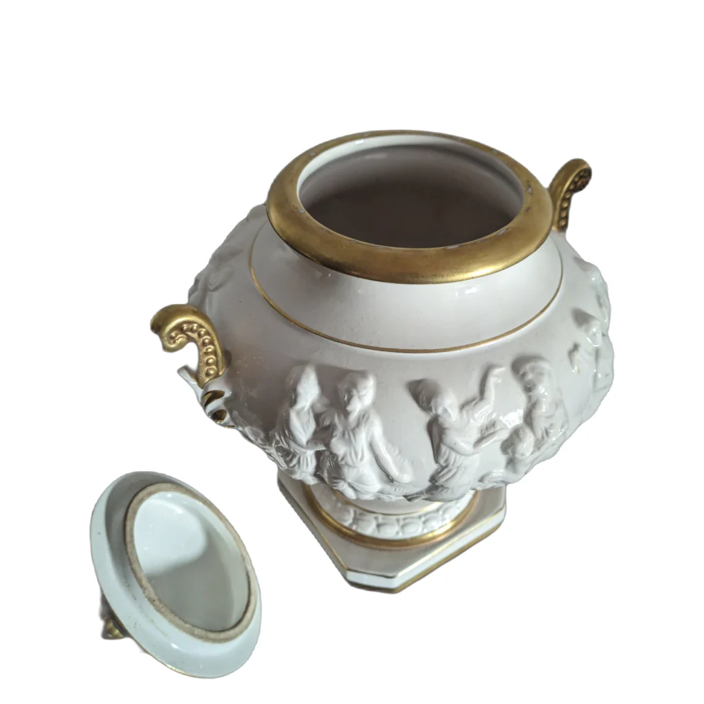 Capodimonte ваза конфетница бисквитница — изображение 6