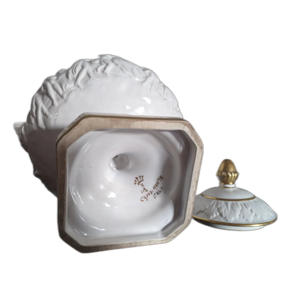 Capodimonte ваза конфетница бисквитница — изображение 9