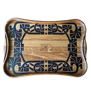 Поднос в стиле Модерн с инкрустацией