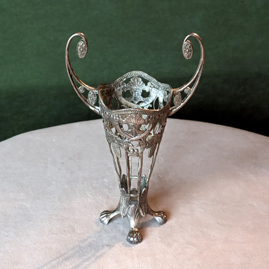 Ваза модерн Art Nouveau WMF без стекла — изображение 5