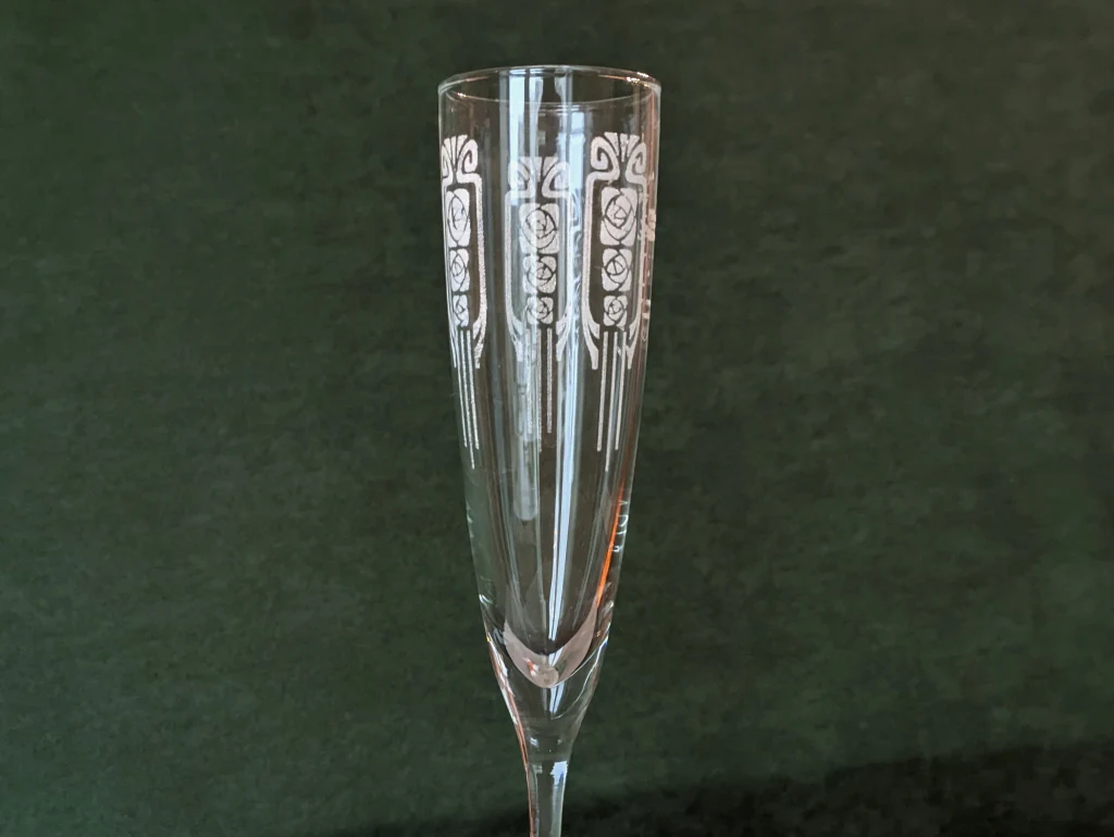 Бокал в стиле Модерн с орнаментом #199 — изображение 2