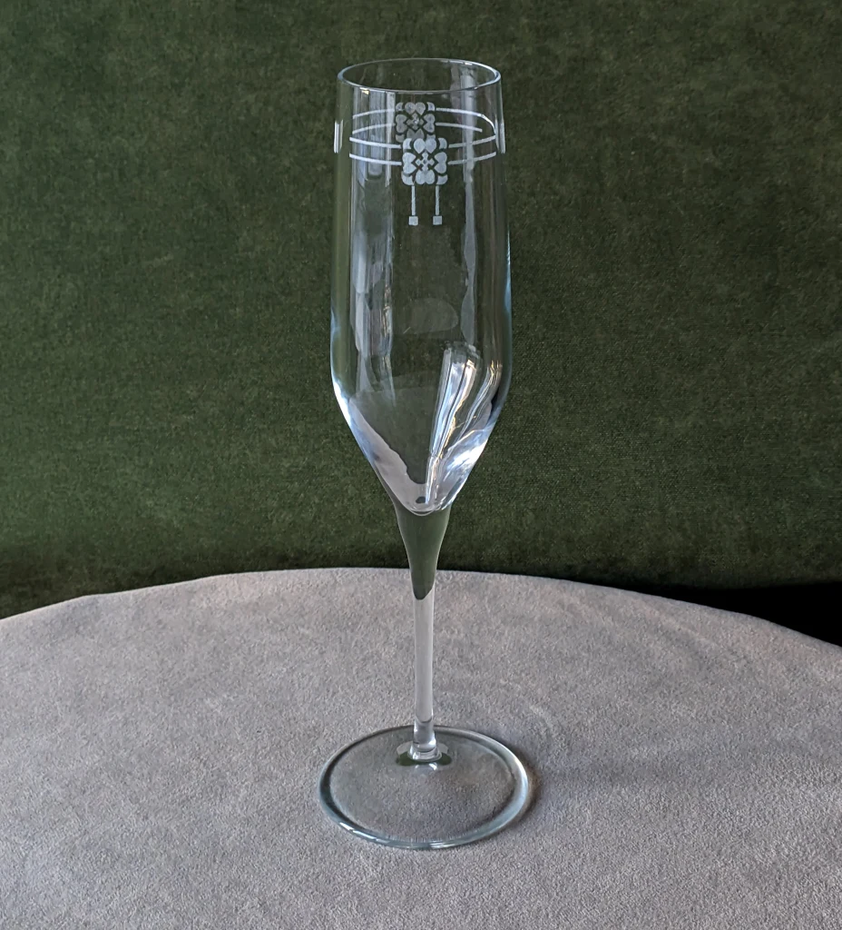 Бокал в стиле Модерн с орнаментом #227 — изображение 3
