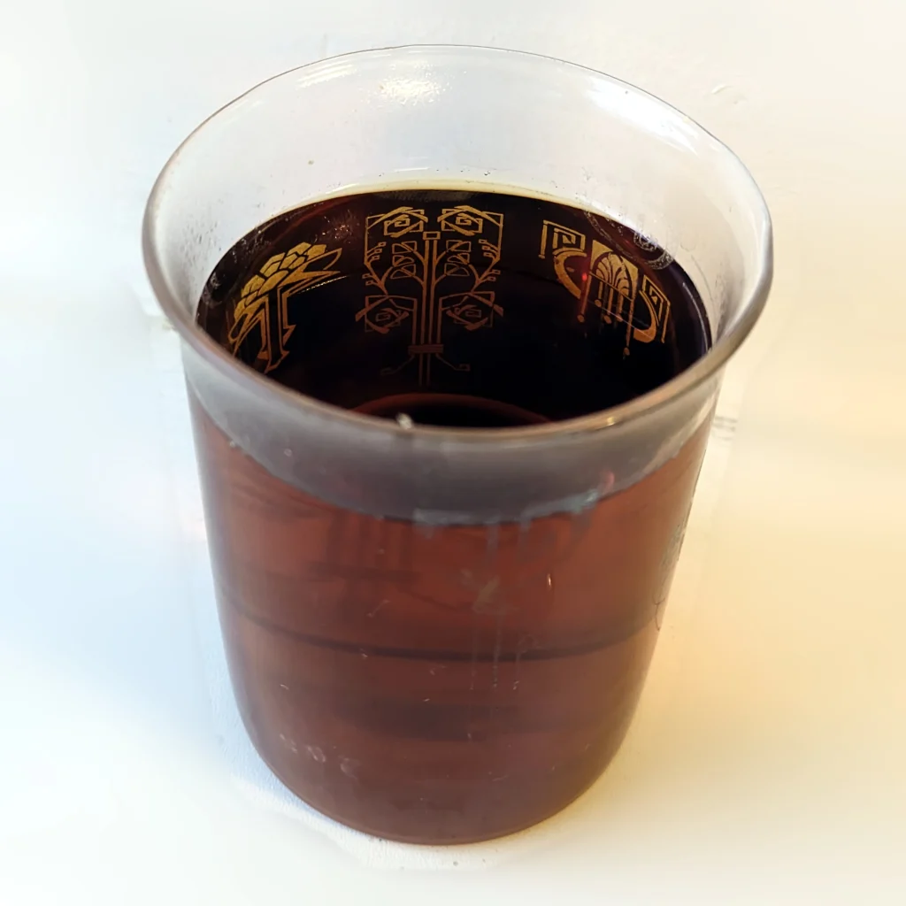 Тонкостенный жаропрочный стакан для антикварного подстканника в стиле Модерн с орнаментом #153 — изображение 5