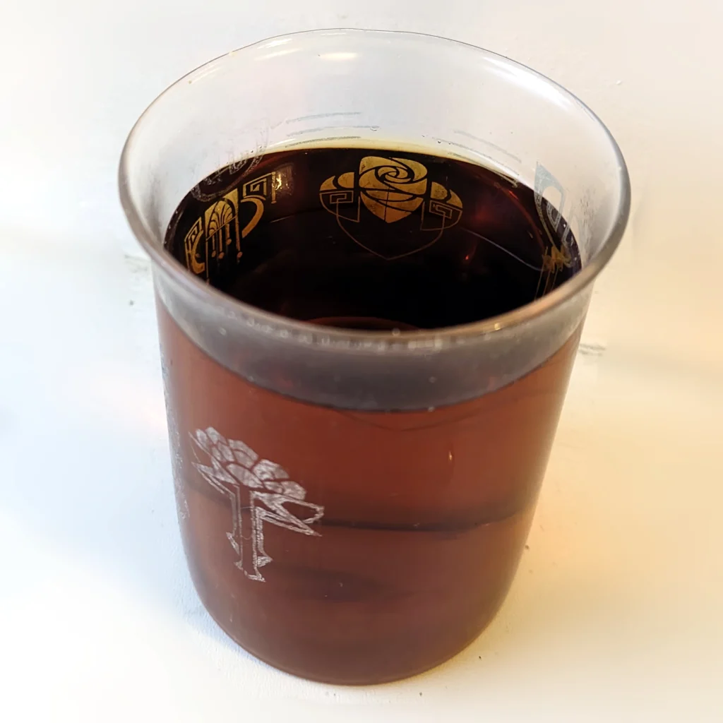 Тонкостенный жаропрочный стакан для антикварного подстканника в стиле Модерн с орнаментом #153 — изображение 3