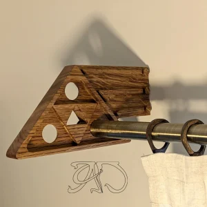 1 ps A&D Art Deco curtain rod bracket #13