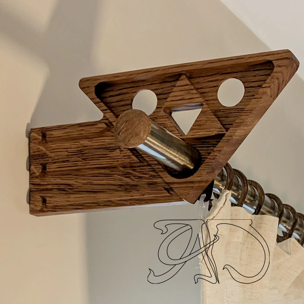 1 ps A&D Art Deco curtain rod bracket #13 — изображение 14