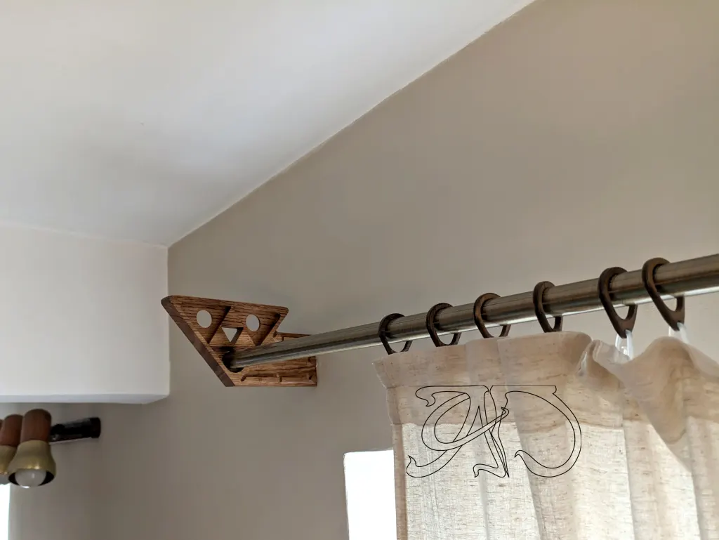 1 ps A&D Art Deco curtain rod bracket #13 — изображение 12