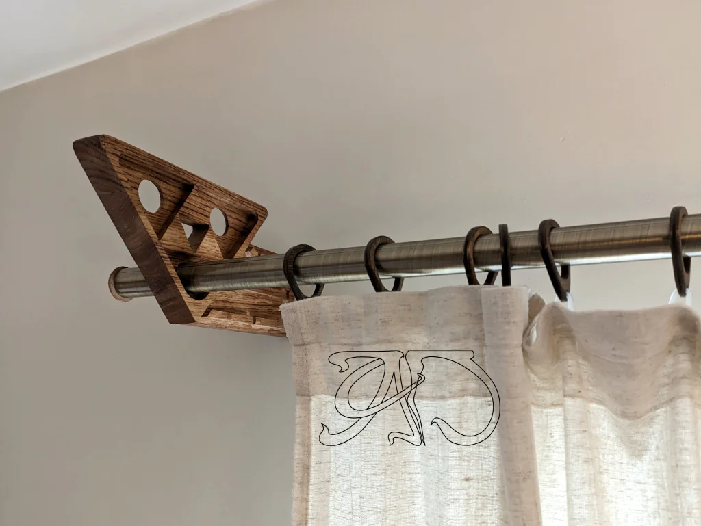 1 ps A&D Art Deco curtain rod bracket #13 — изображение 11
