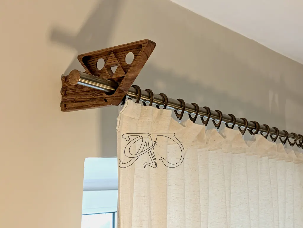 1 ps A&D Art Deco curtain rod bracket #13 — изображение 10