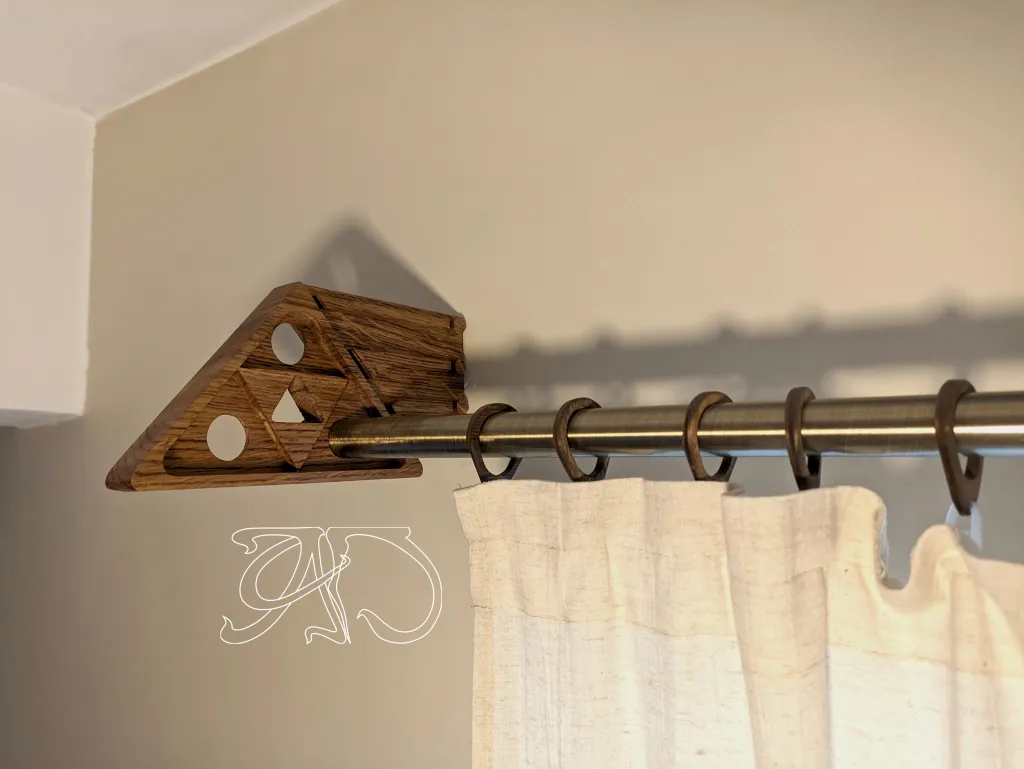 1 ps A&D Art Deco curtain rod bracket #13 — изображение 7