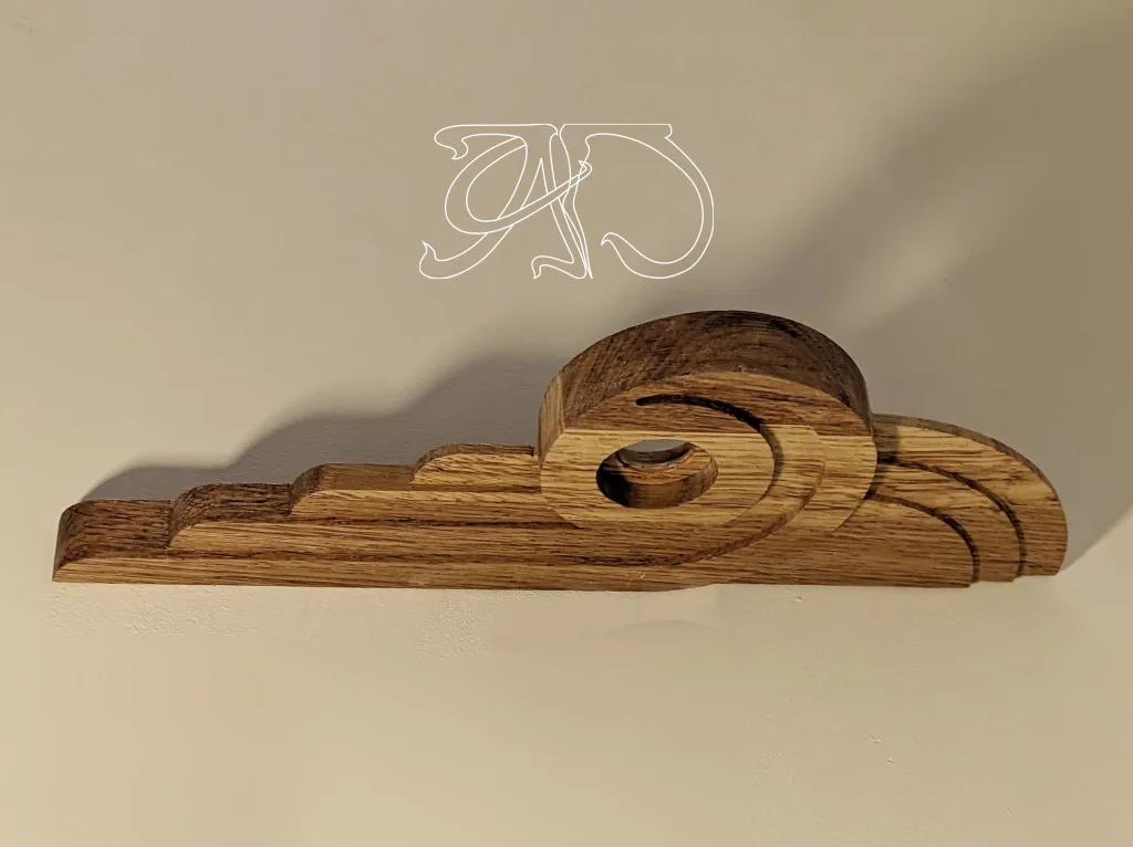 1 ps A&D Art Deco curtain rod bracket #15 — изображение 13