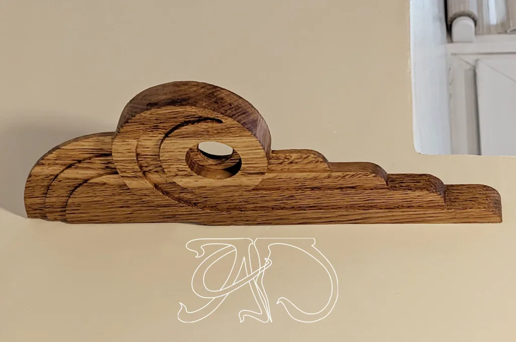 1 ps A&D Art Deco curtain rod bracket #15 — изображение 12