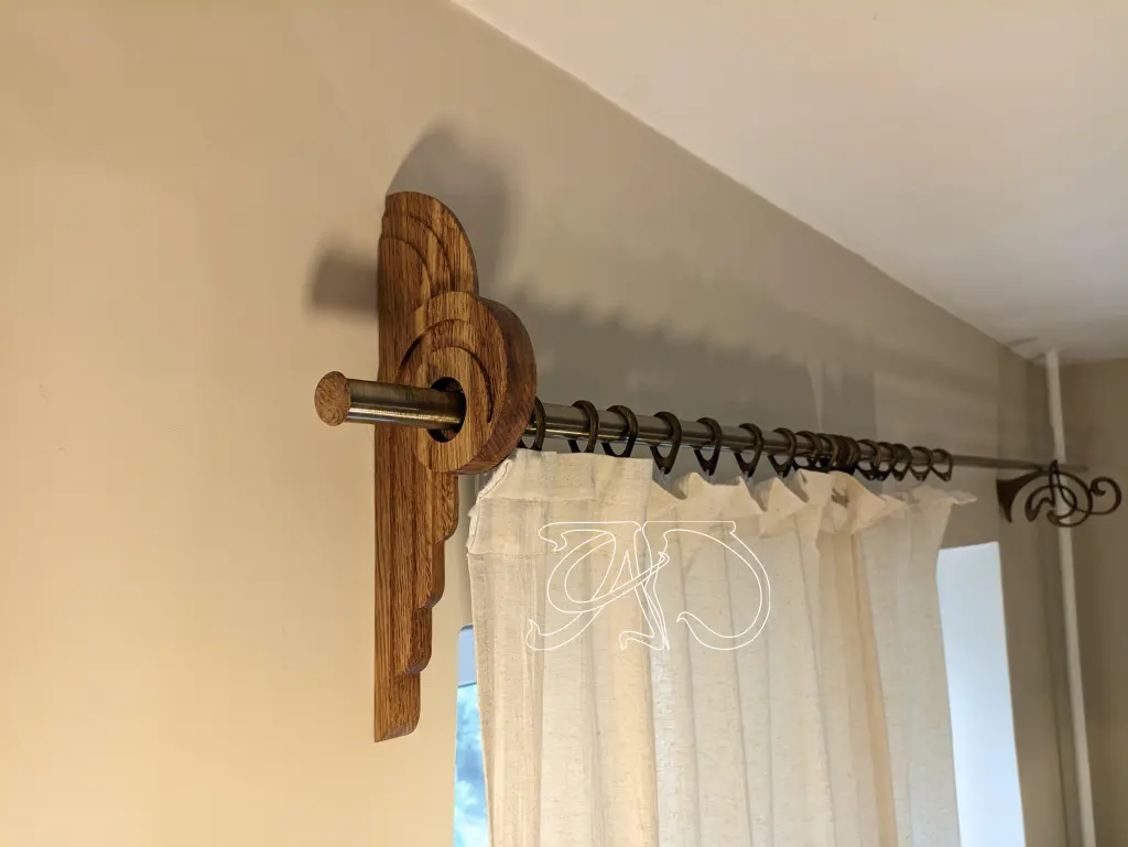 1 ps A&D Art Deco curtain rod bracket #15 — изображение 11