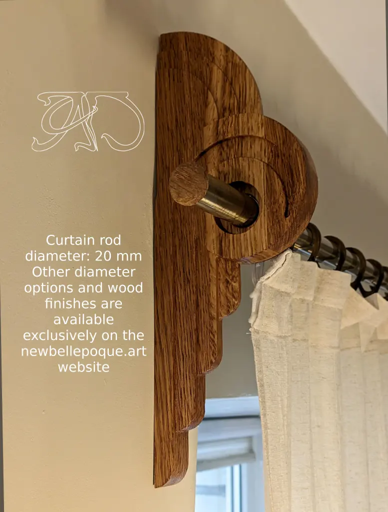 1 ps A&D Art Deco curtain rod bracket #15 — изображение 9
