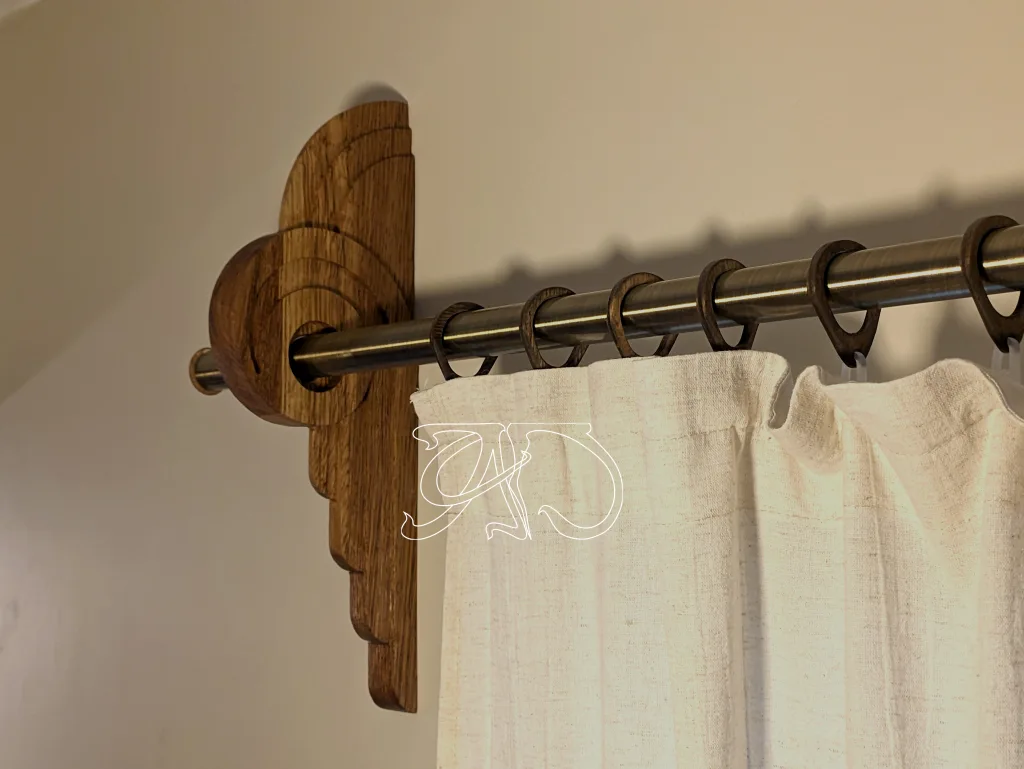 1 ps A&D Art Deco curtain rod bracket #15 — изображение 8
