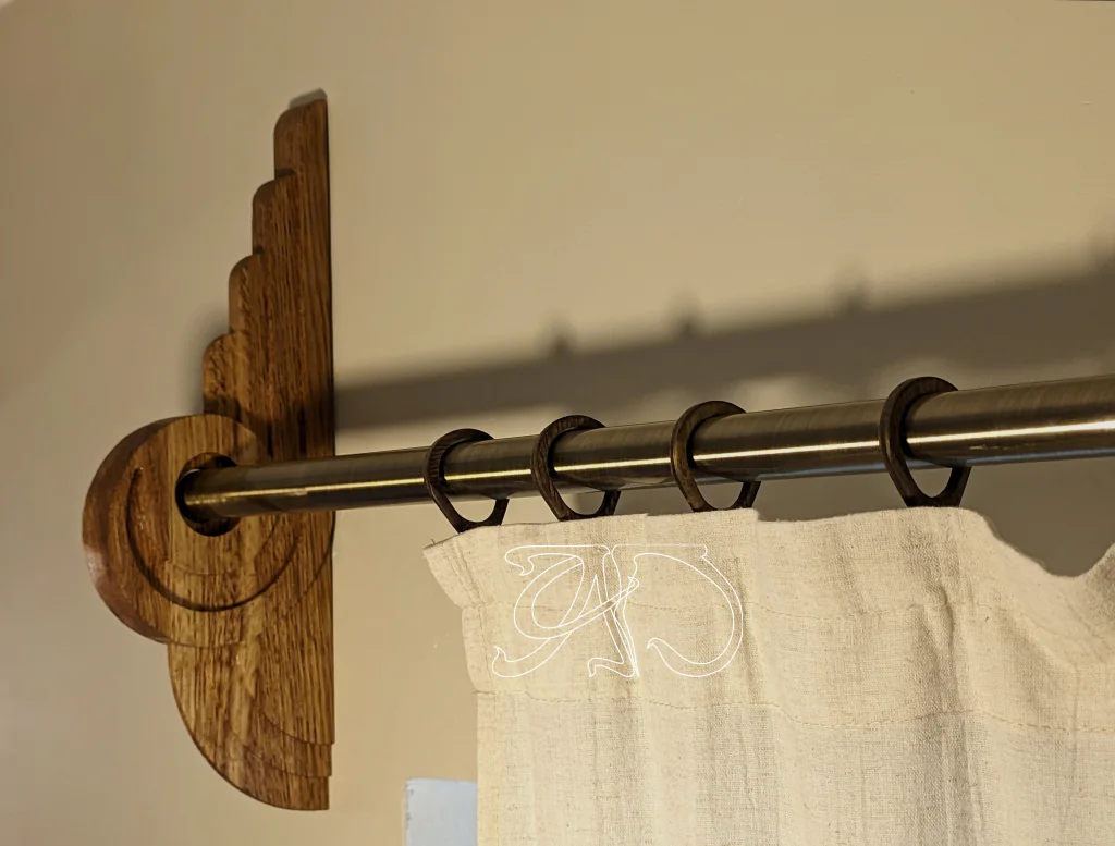 1 ps A&D Art Deco curtain rod bracket #15 — изображение 7