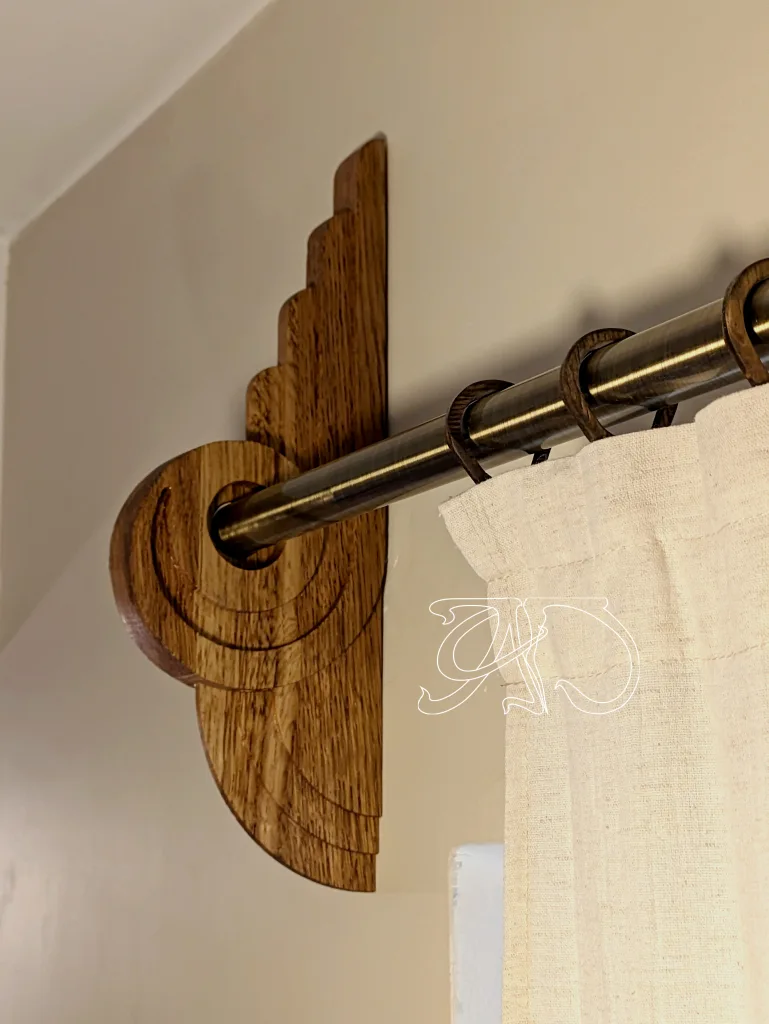 1 ps A&D Art Deco curtain rod bracket #15 — изображение 6
