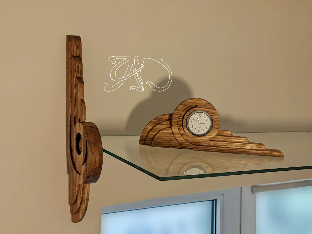 1 ps A&D Art Deco curtain rod bracket #13 — изображение 5